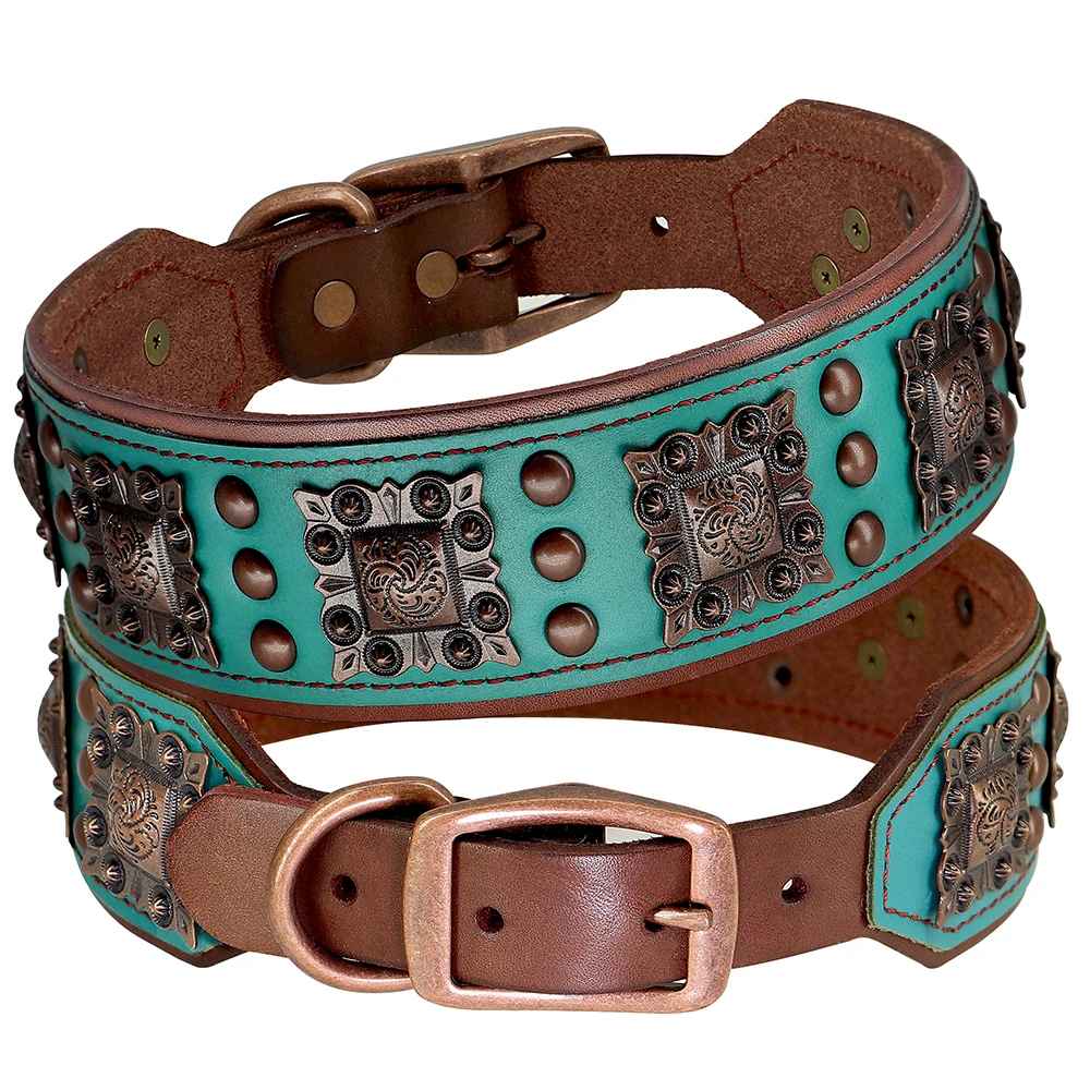 collier en cuir pour chien |colliercuir - Jouetstoutou