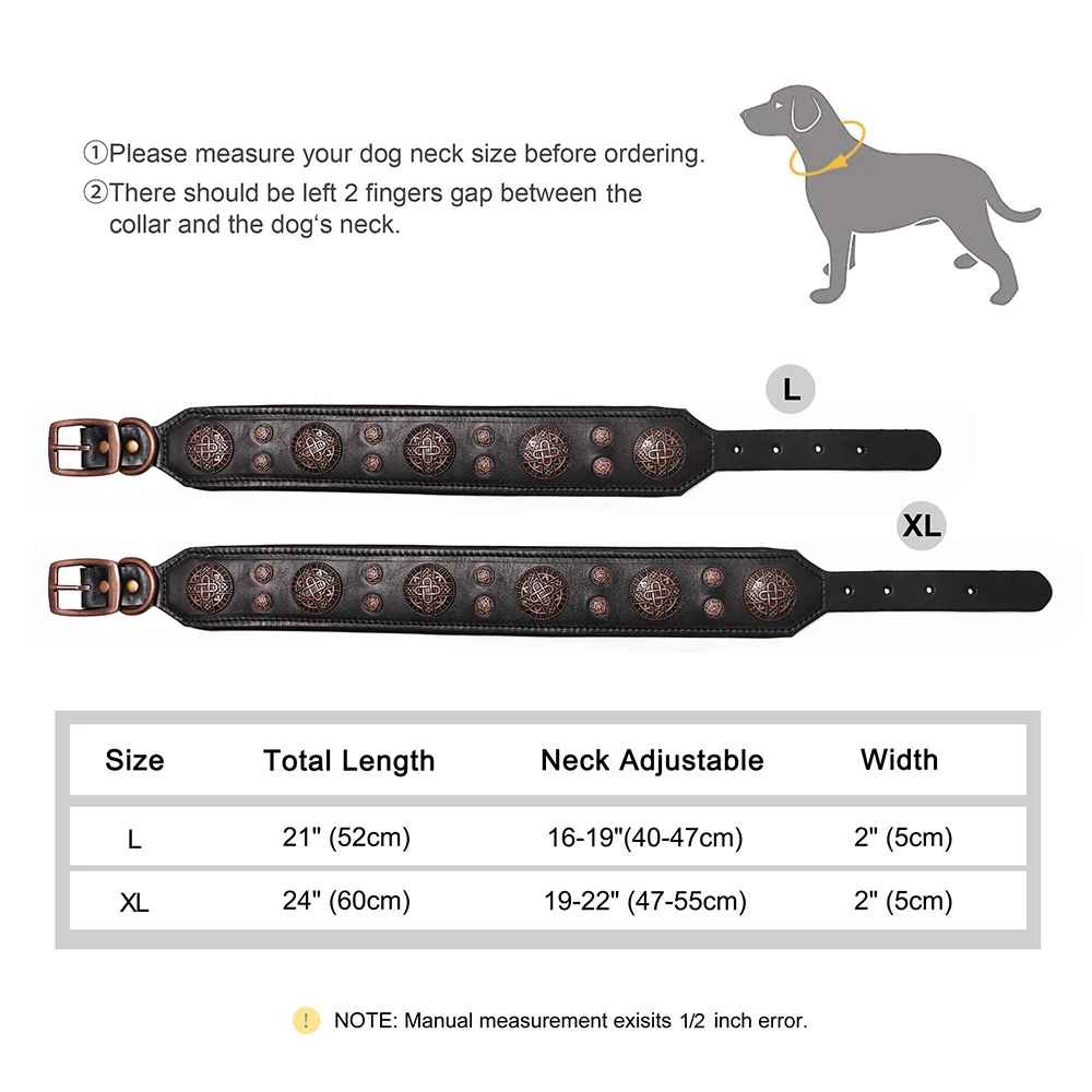 collier pour chien en cuir |necklacecuir - Jouetstoutou