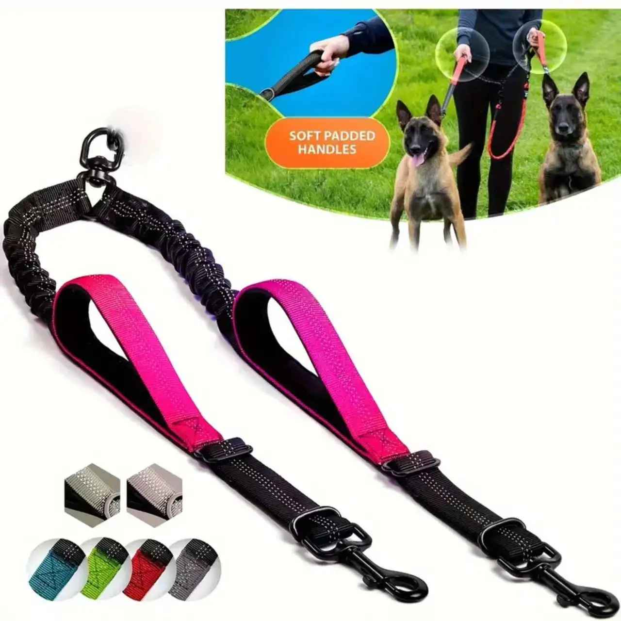 double laisse pour chien|naturlaisse - Jouetstoutou
