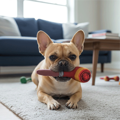 Jouet pour chien gif