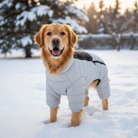 Vetement pour chien video gif