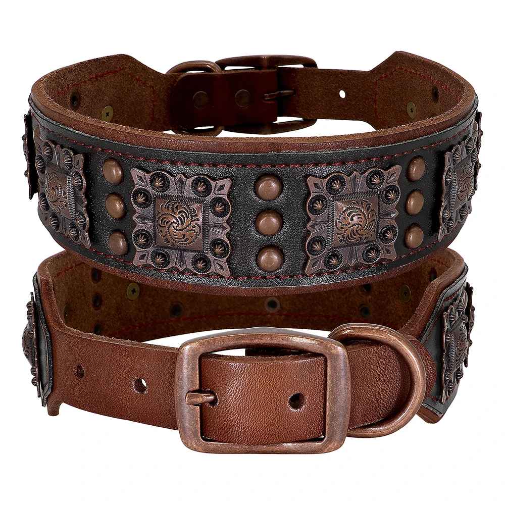 collier en cuir pour chien |colliercuir - Jouetstoutou