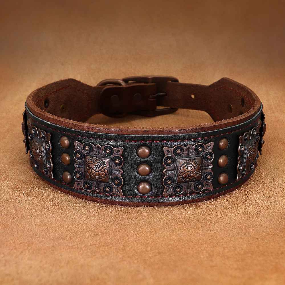 collier en cuir pour chien |colliercuir - Jouetstoutou
