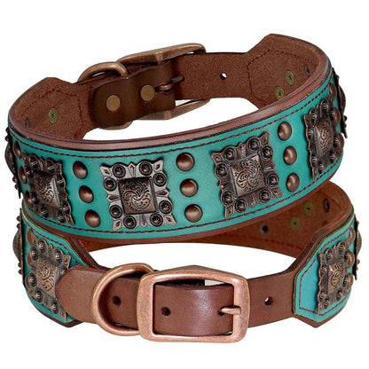 collier en cuir pour chien |colliercuir - Jouetstoutou