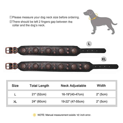 collier pour chien en cuir |necklacecuir - Jouetstoutou