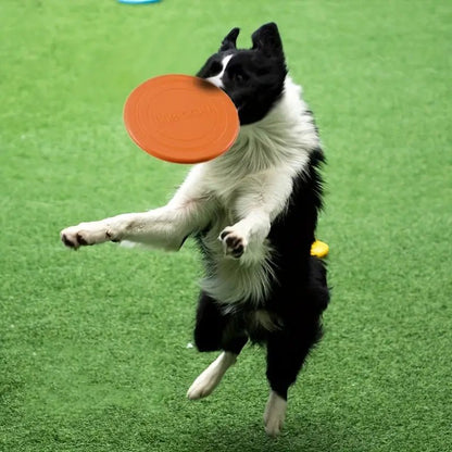 Frisbee Chien  FlyDog™ Orange je joue avec mon  Jouetstoutou