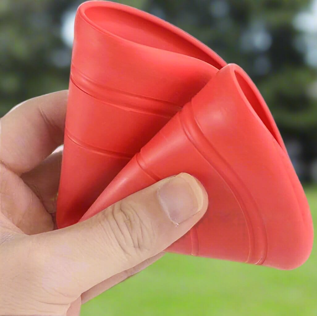 Frisbee Chien - FlyDog™ - Rouge - Jouetstoutou