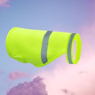 Gilet Protection Chien  ReflectiveDogVest™ Vert  Jouetstoutou