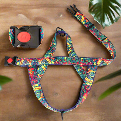 Harnais pour chien   DogSafeHarness™  Violet  Jouetstoutou presentation