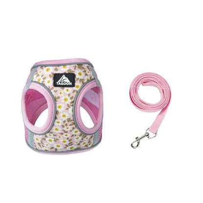 harnais pour petit chien rose