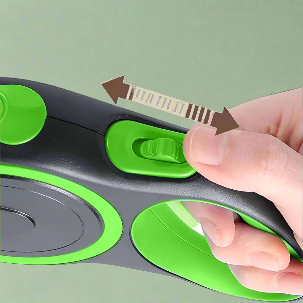 Laisse de chien - MaxLeash™ - Vert - Jouetstoutou
