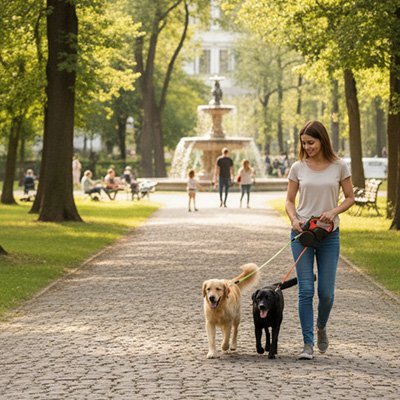 Laisse double pour Chien | Confort et Contrôle - Jouetstoutou