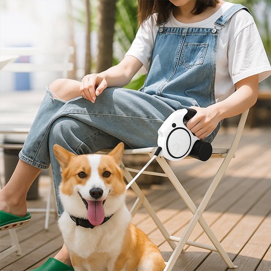 laisse pour chien enrouleur | dog laisse - Jouetstoutou