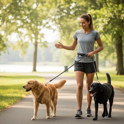 Laisse pour chien | Ergonomique résistante - Jouetstoutou