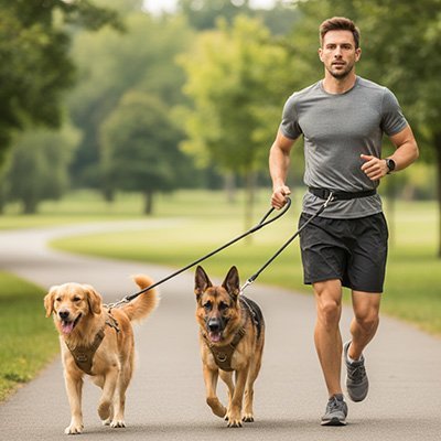 Laisse pour chien | Ergonomique résistante - Jouetstoutou