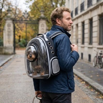 Sac a dos chien | Ergonomique et Sécurisé™ - Jouetstoutou