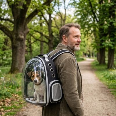 Sac a dos chien | Ergonomique et Sécurisé™ - Jouetstoutou