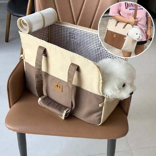 Sac de transport 2 - en - 1 pour chien | Respirant & Sécurisé - Jouetstoutou