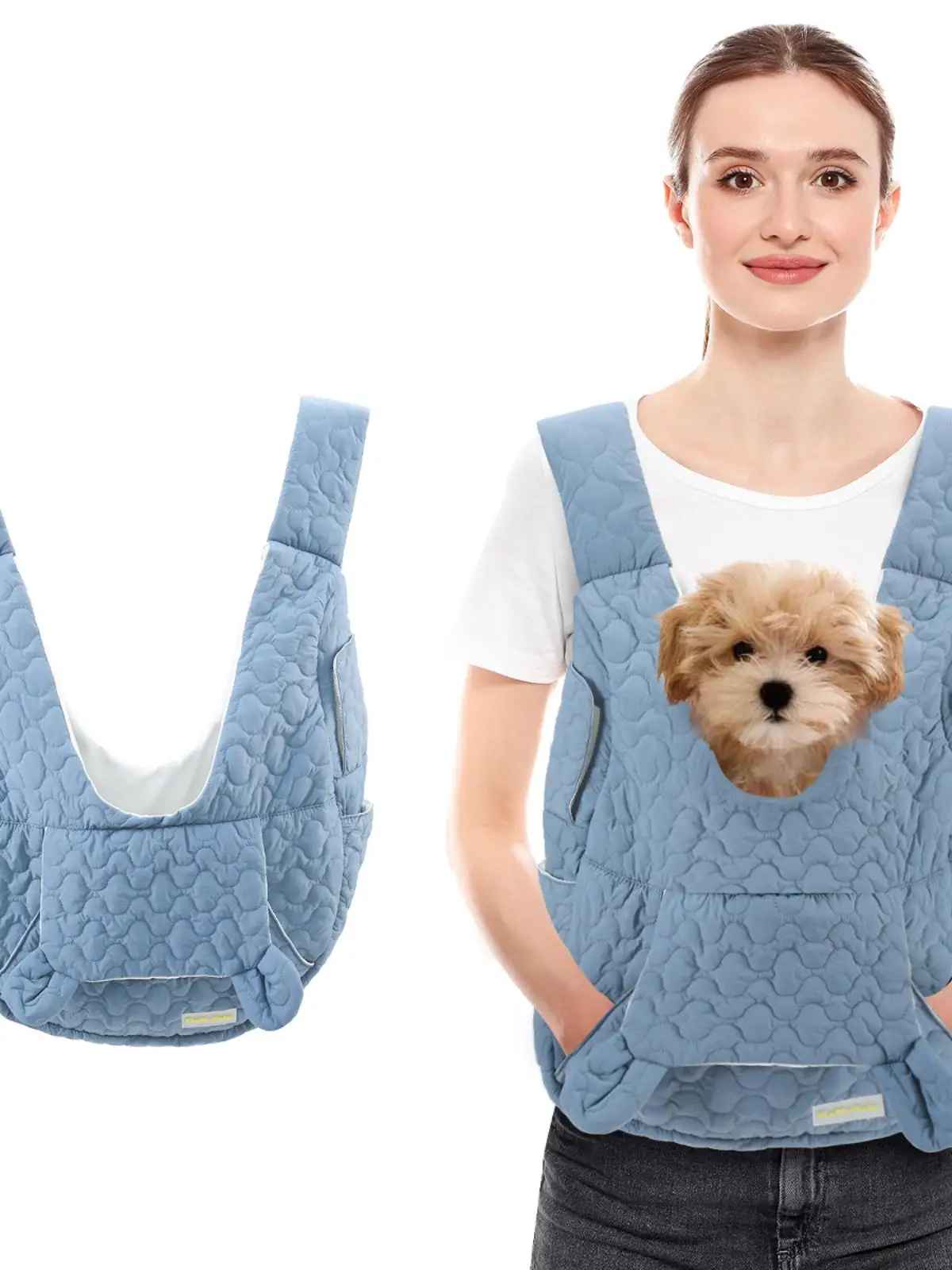 Sac de transport ventral pour chien | ComfortPaws - Jouetstoutou
